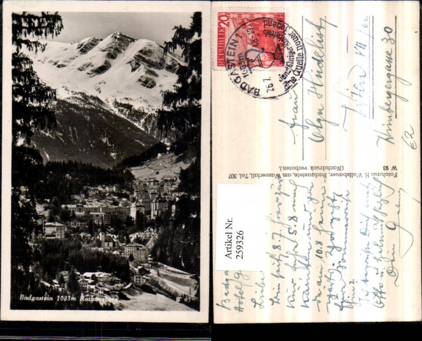 Alte Ansichtskarte – Old Postcard