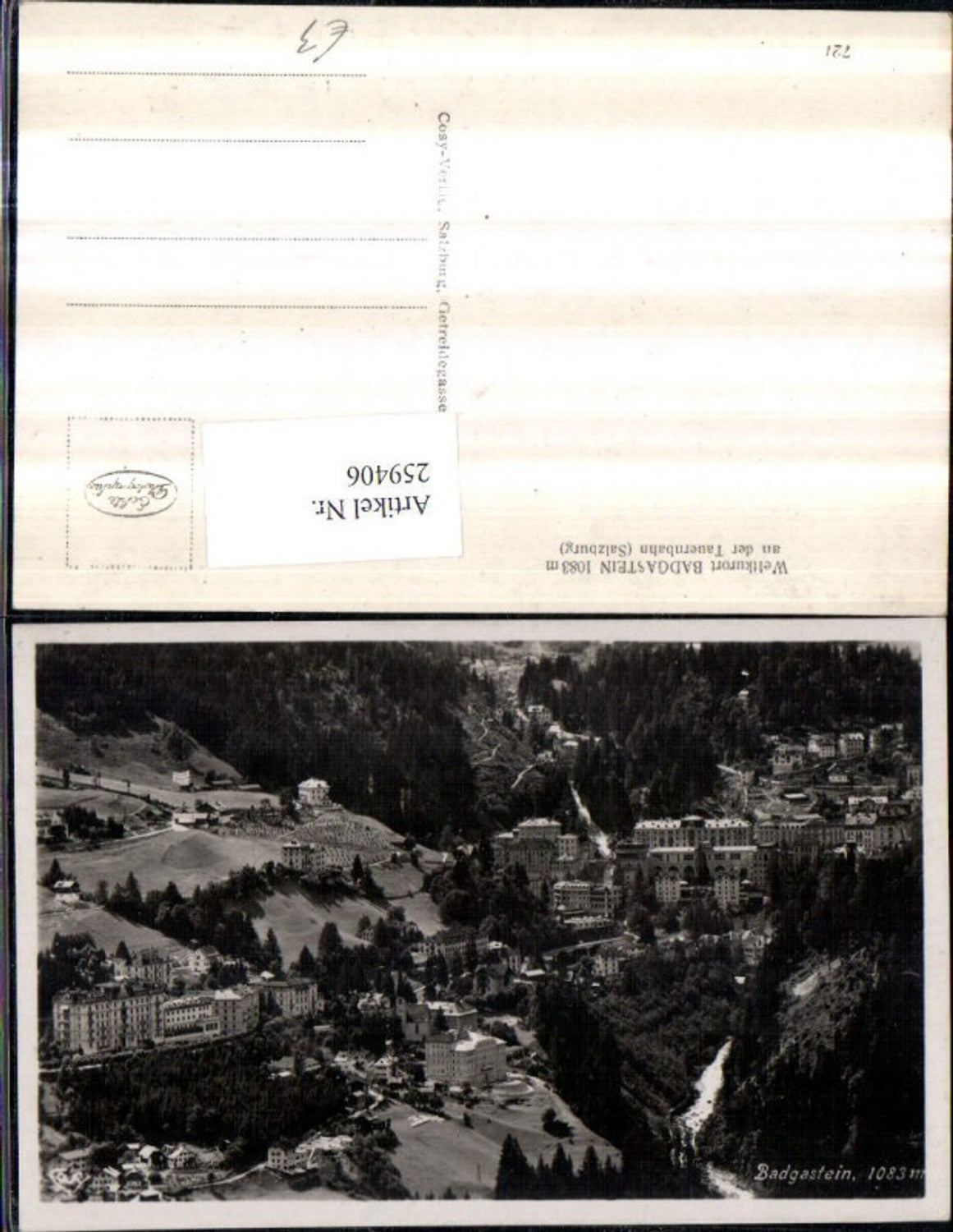 Alte Ansichtskarte – Old Postcard