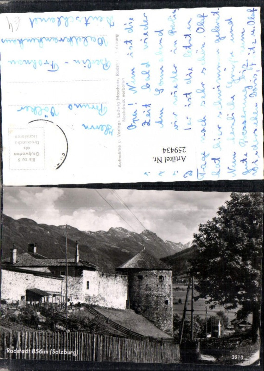 Alte Ansichtskarte – Old Postcard