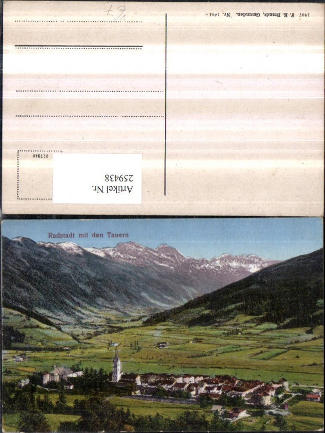 Alte Ansichtskarte – Old Postcard