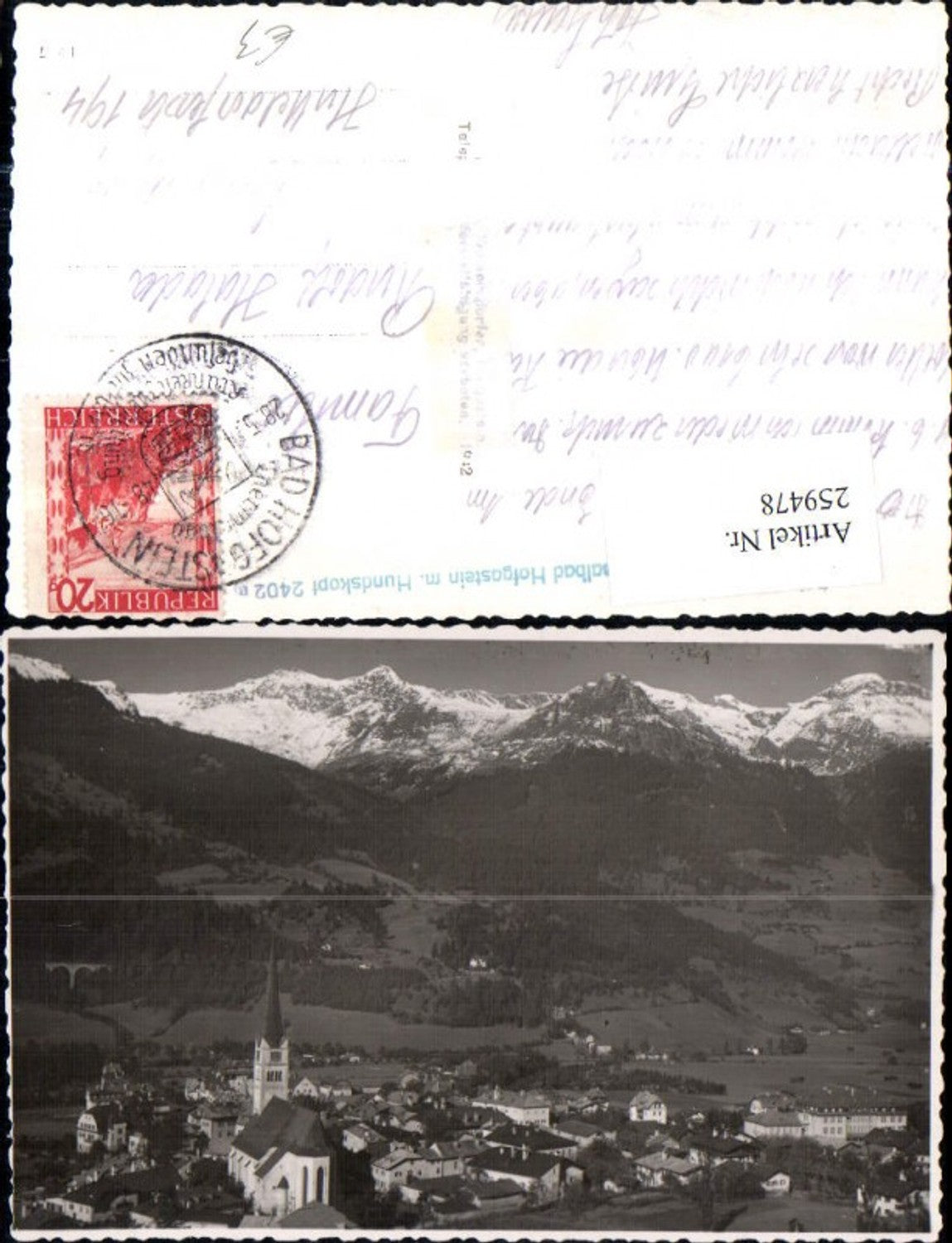 Alte Ansichtskarte – Old Postcard