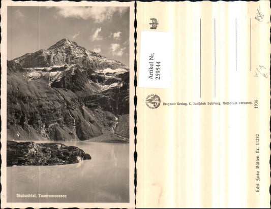259544,Stubachtal b. Uttendorf Tauernmoossee See Bergkulisse