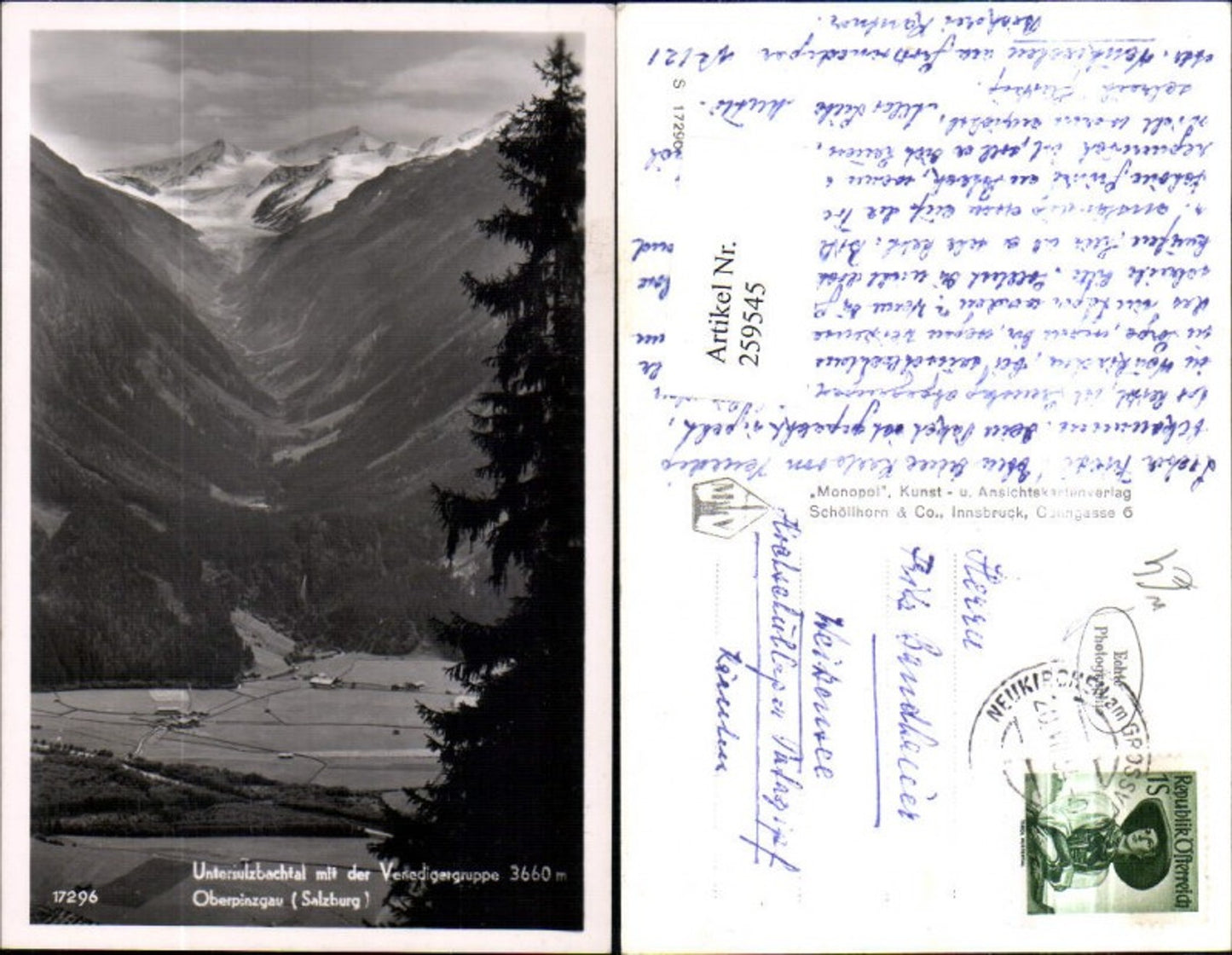 259545,Untersulzbachtal b. Neukirchen am Großvenediger im Oberpinzgau Bergkulisse