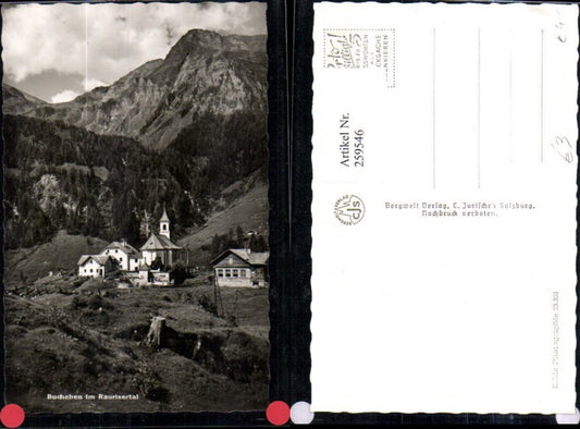 259546,Bucheben im Raurisertal b. Rauris Kirche Bergkulisse