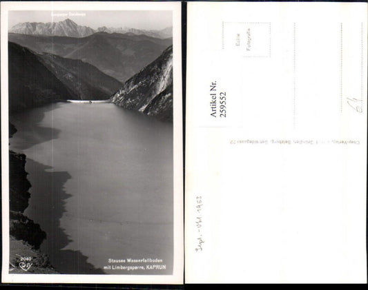 259552,Stausee Wasserfallbodenm. Limbergsperre b. Kaprun Bergkulisse pub Cosy 2040