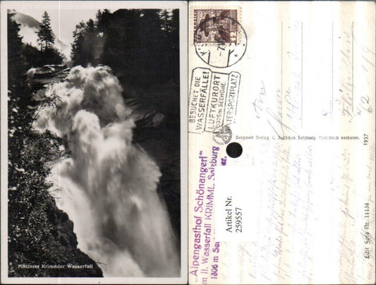 259557,Mittlerer Krimmler Wasserfall b. Krimml