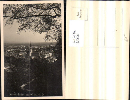 259606,Baden b. Wien Totale Kirche