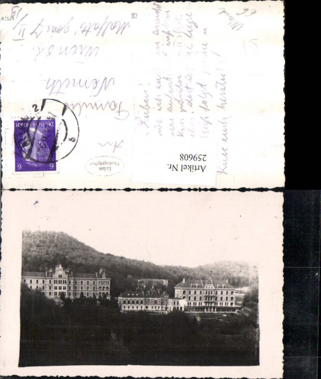 259608,Foto AK Alland im Gebirge Heilanstalt