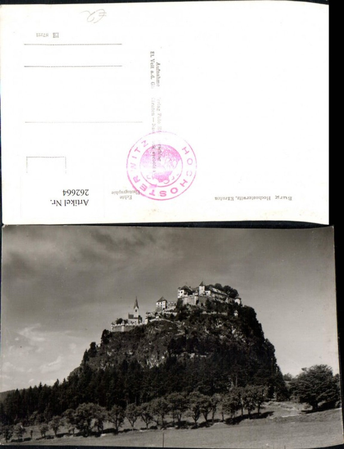 262664,Foto Ak Burg Hochosterwitz Kärnten Schloss Burg