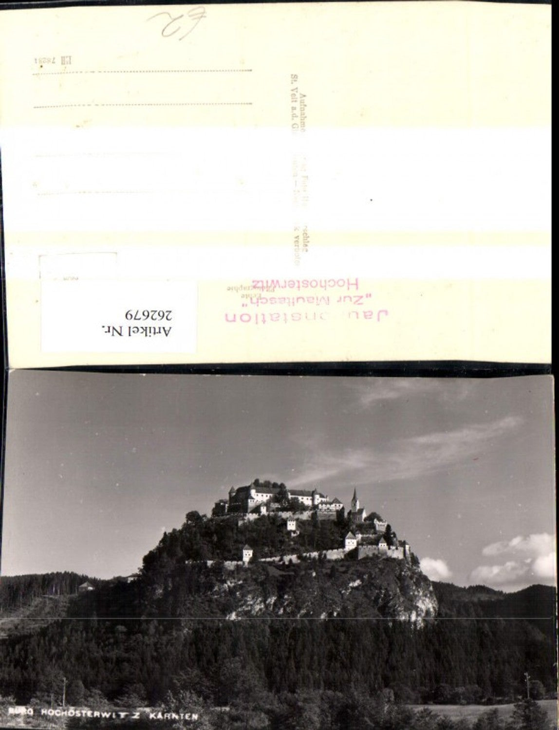 262679,Foto Ak Burg Hochosterwitz Kärnten Schloss Burg
