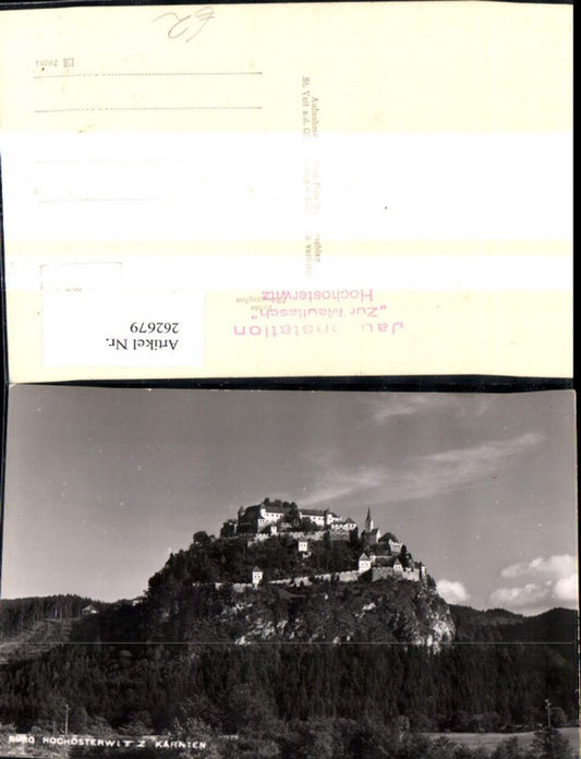 262679,Foto Ak Burg Hochosterwitz Kärnten Schloss Burg
