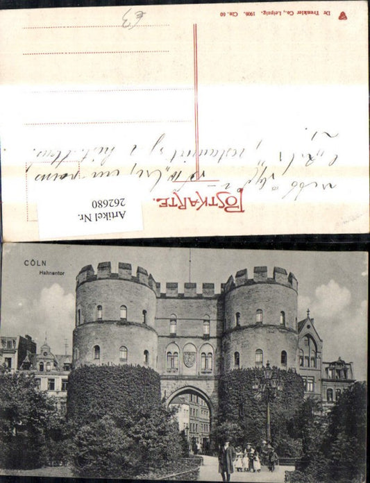 262680,Cöln Hahnentor Schloss Burg