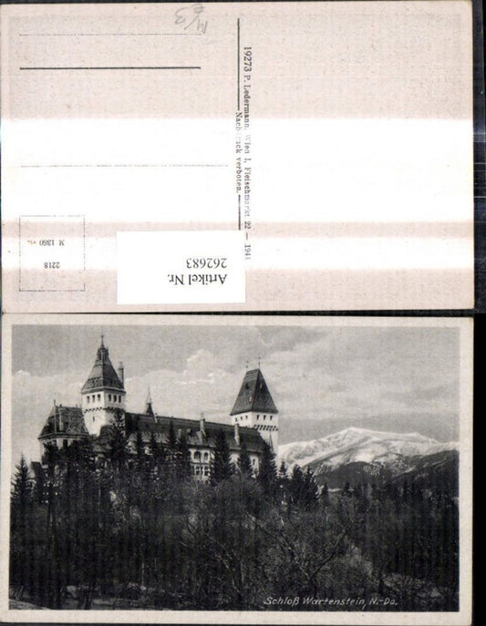 262683,Schloß Wartenstein Schloss Burg
