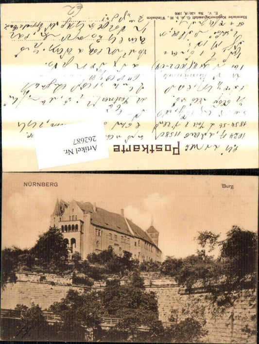 262687,Nürnberg Schloss Burg
