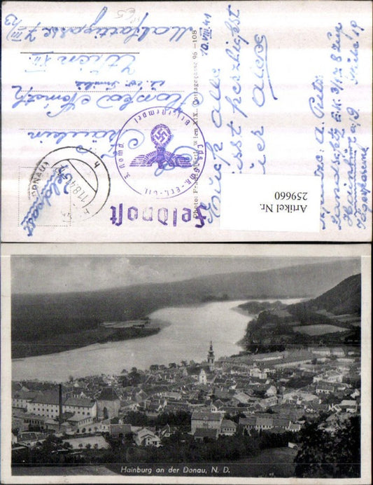 259660,Hainburg an d. Donau Totale Feldpost Schützen-Ersatz-Bataillon