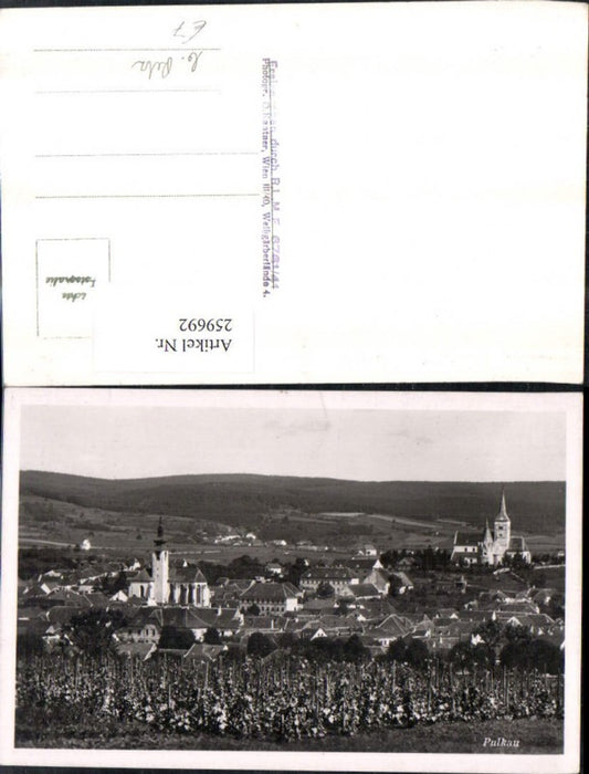 259692,Pulkau b. Retz Totale Kirchen