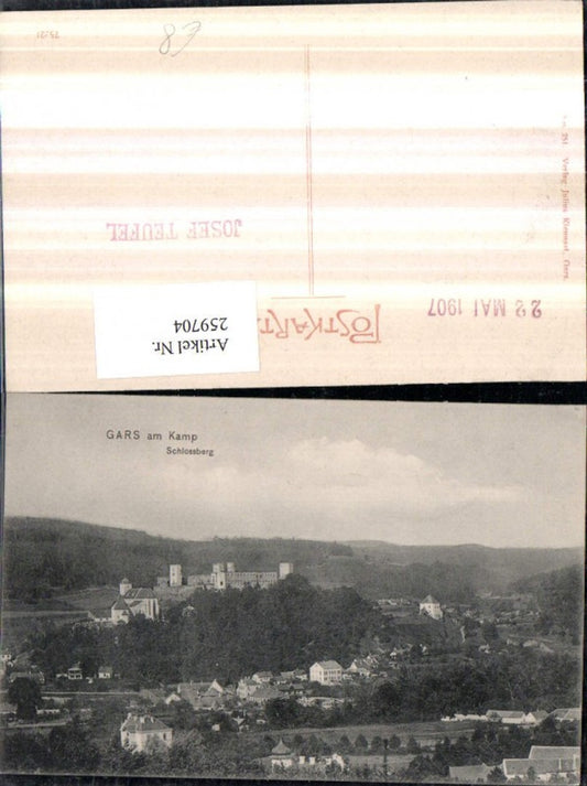 259704,Gars am Kamp Totale Schlossberg Kirche