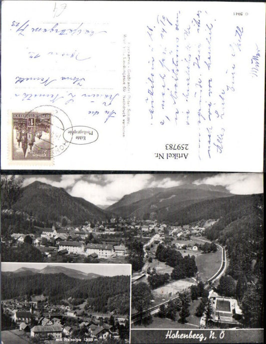 259783,Hohenberg Totale Freibad m. Reisalpe Mehrbildkarte