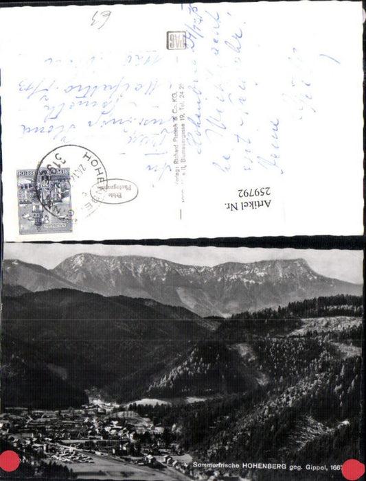 259792,Hohenberg Totale geg. Gippel Bergkulisse