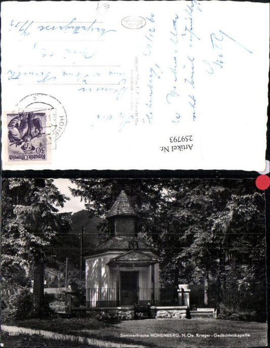 259793,Hohenberg Krieger-Gedächtniskapelle Kapelle