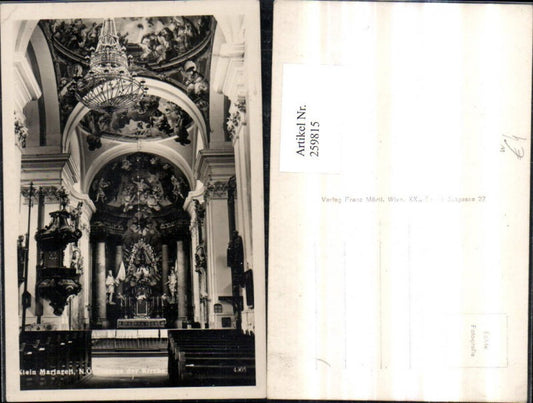 259815,Klein-Mariazell Innenansicht d. Kirche Kanzel