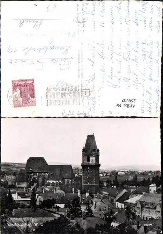 259902,Perchtoldsdorf Teilansicht Stadtturm Turm Kirche