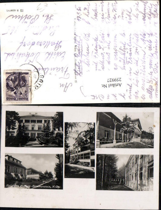 259927,Heilstätte Hochegg Grimmenstein Mehrbildkarte