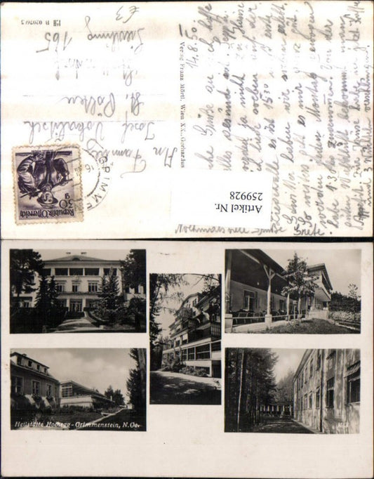 259928,Heilstätte Hochegg Grimmenstein Mehrbildkarte