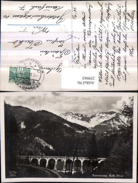 259943,Semmering Semmeringbahn Kalte Rinne Viadukt Bergkulisse