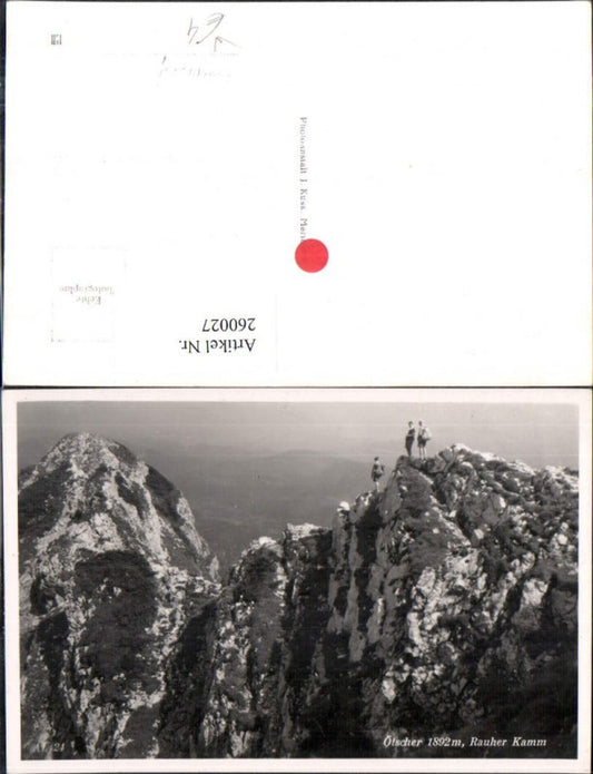 260027,Ötscher Rauher Kam Bergkulisse b. Lackenhof