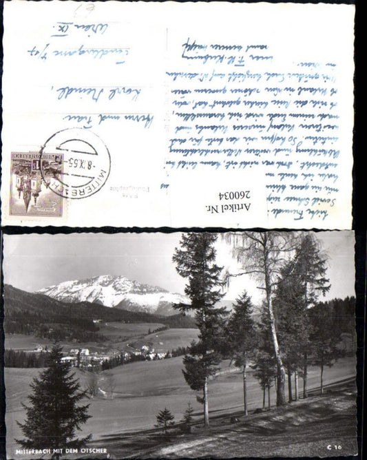 260034,Mitterbach Teilansicht m. d. Ötscher