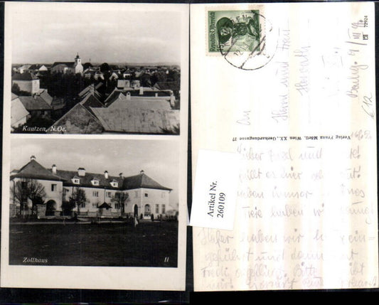 260109,Kautzen Totale Kirche Zollhaus Gebäude Mehrbildkarte