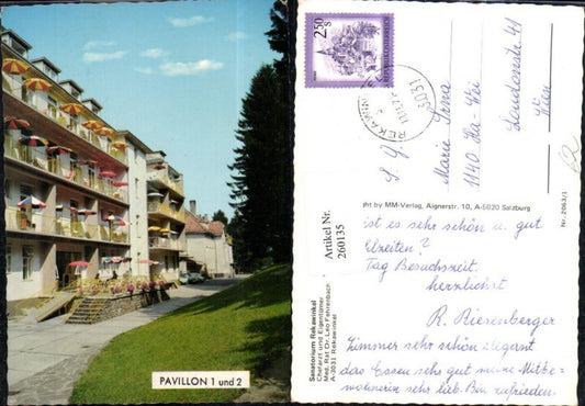 260135,Rekawinkel Sanatorium Pavillon 1 und 2