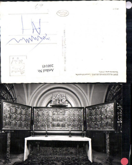 260145,Stift Klosterneuburg Leopoldikapelle Kapelle Verduneraltar