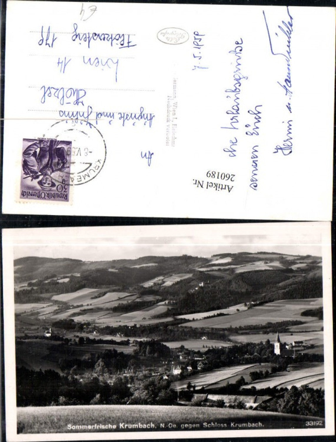 Alte Ansichtskarte – Old Postcard