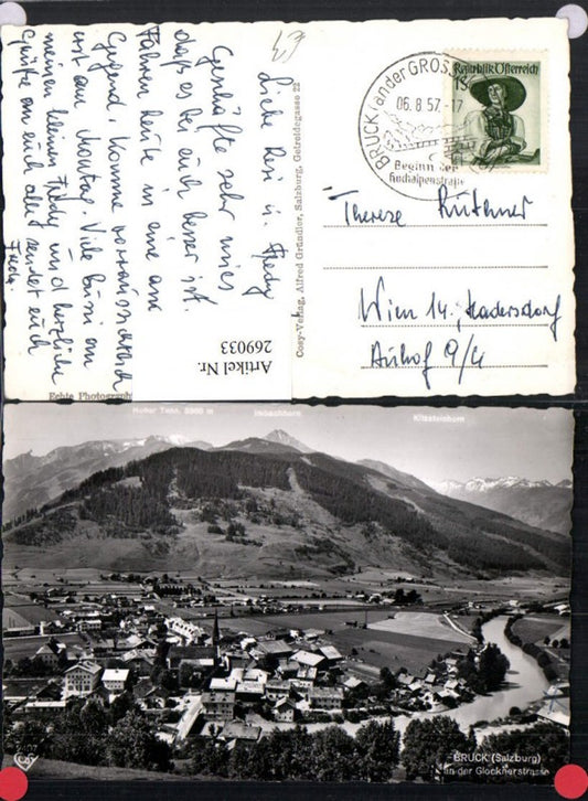 269033,Bruck a. d. Glocknerstraße Totale Bergkulisse