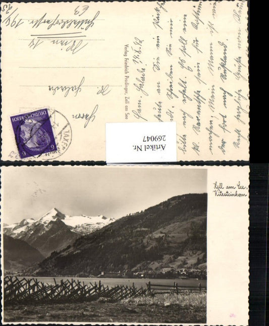 269047,Zell am See Teilansicht m. Kitzsteinhorn