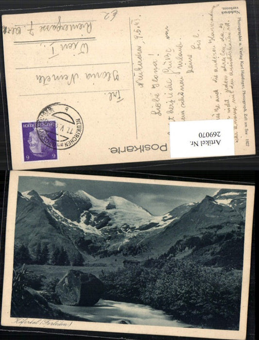 269070,Käfertal Kafertal Ferleiten b. Fusch a. d. Glocknerstraße Bergkulisse