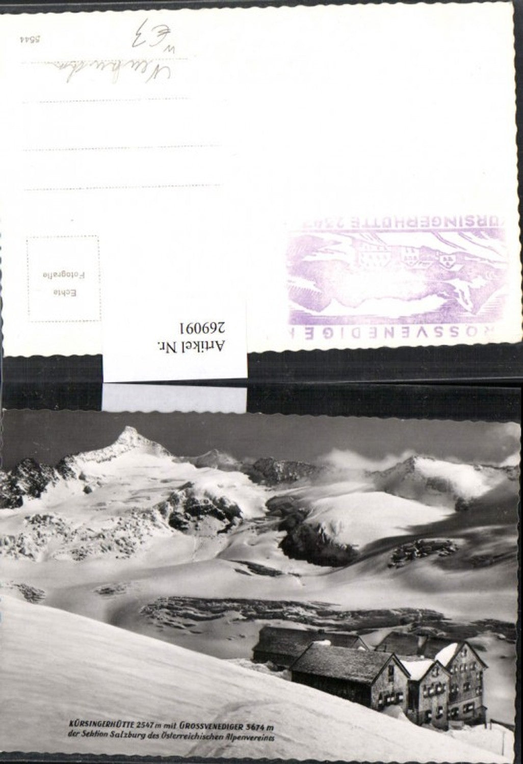 269091,Kürsingerhütte Berghütte b. Neukirchen m. Großvenediger Bergkulisse