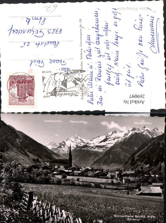 269097,Rauris Totale Kirche Bergkulisse