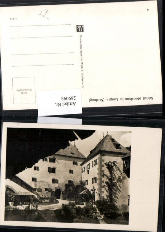 269098,Foto AK Schloss Moosham im Lungau b. Unternberg Hof
