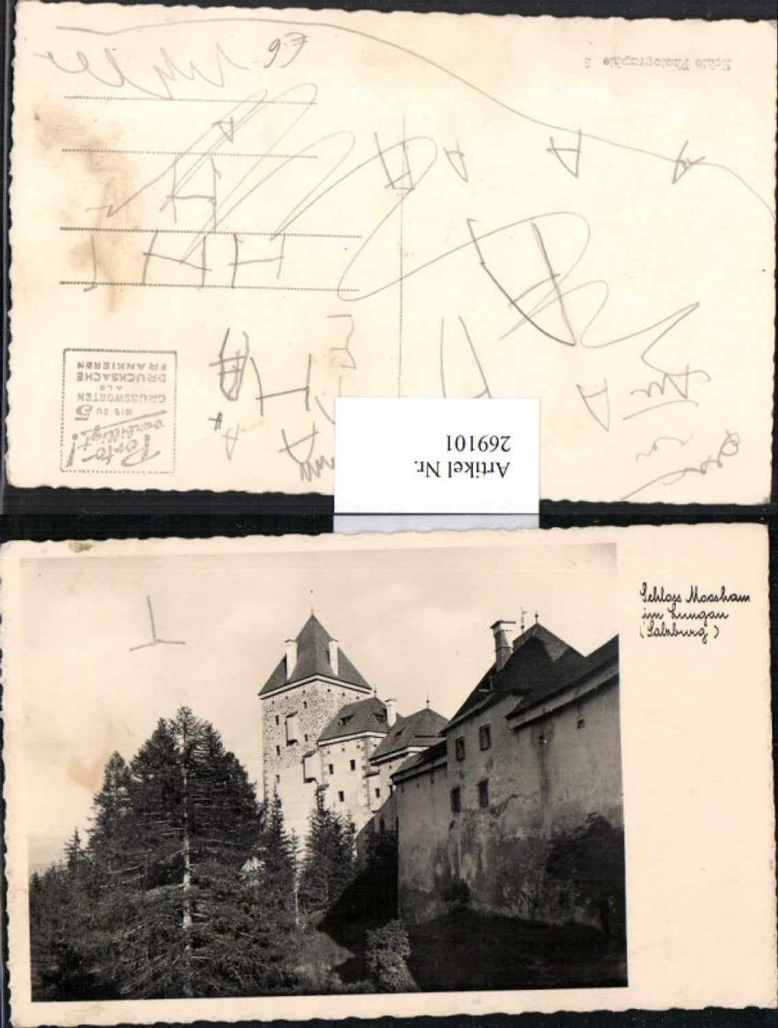 269101,Foto AK Schloss Moosham im Lungau b. Unternberg