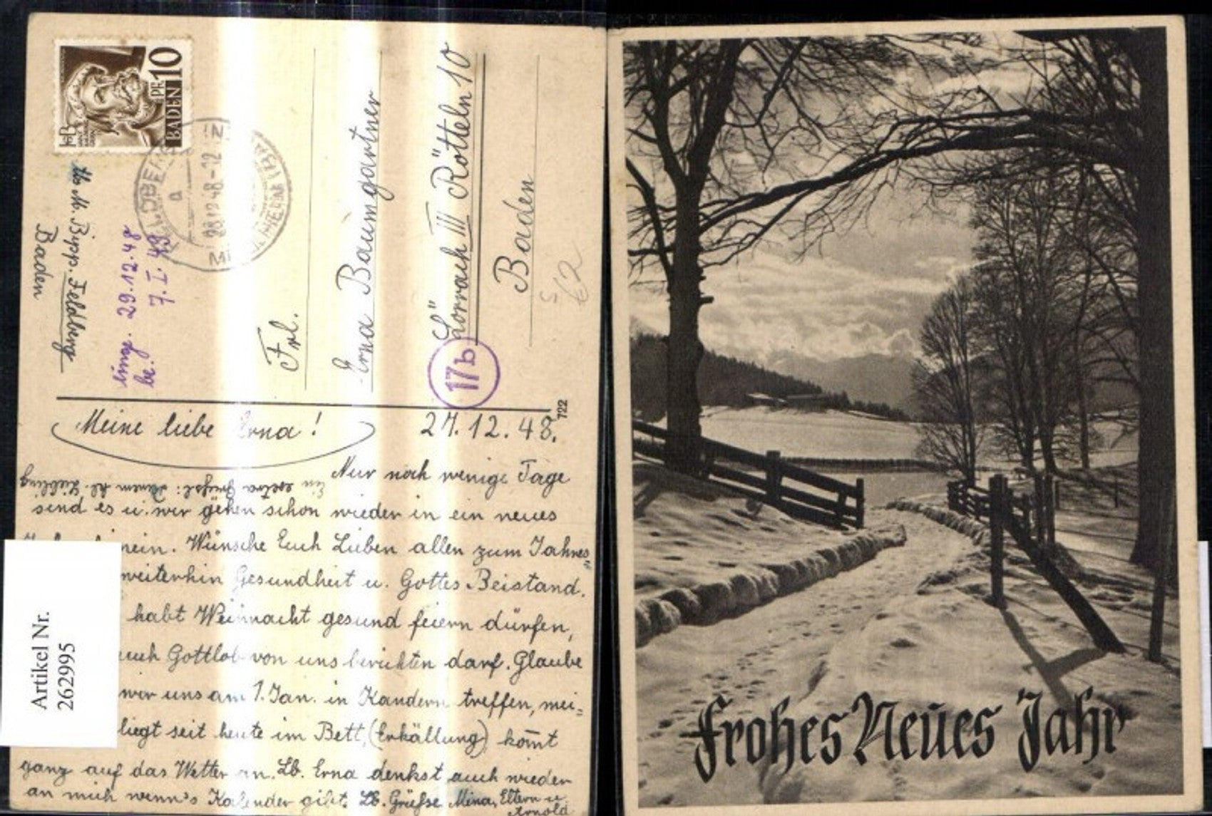 Alte Ansichtskarte – Old Postcard