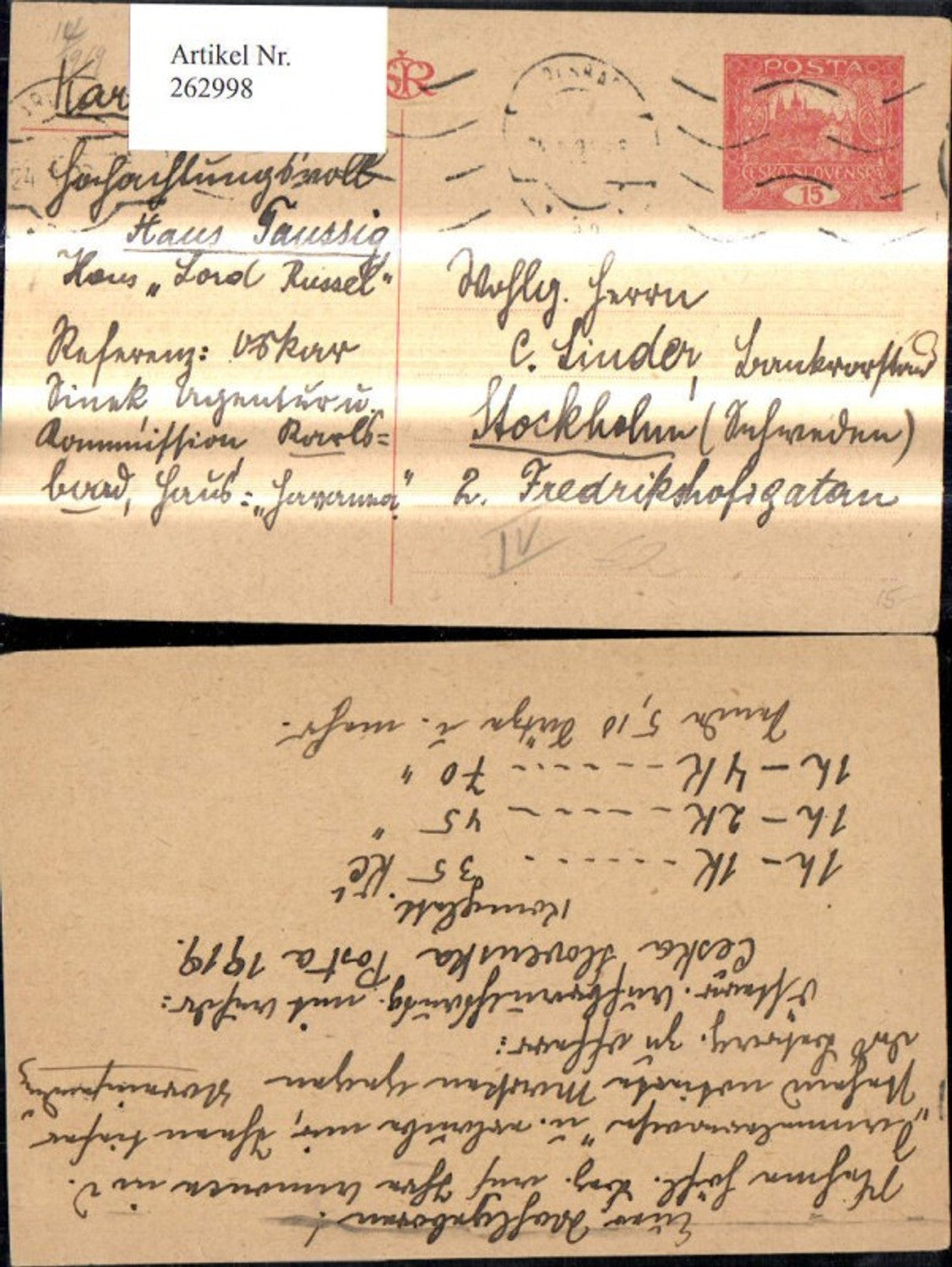 Alte Ansichtskarte – Old Postcard