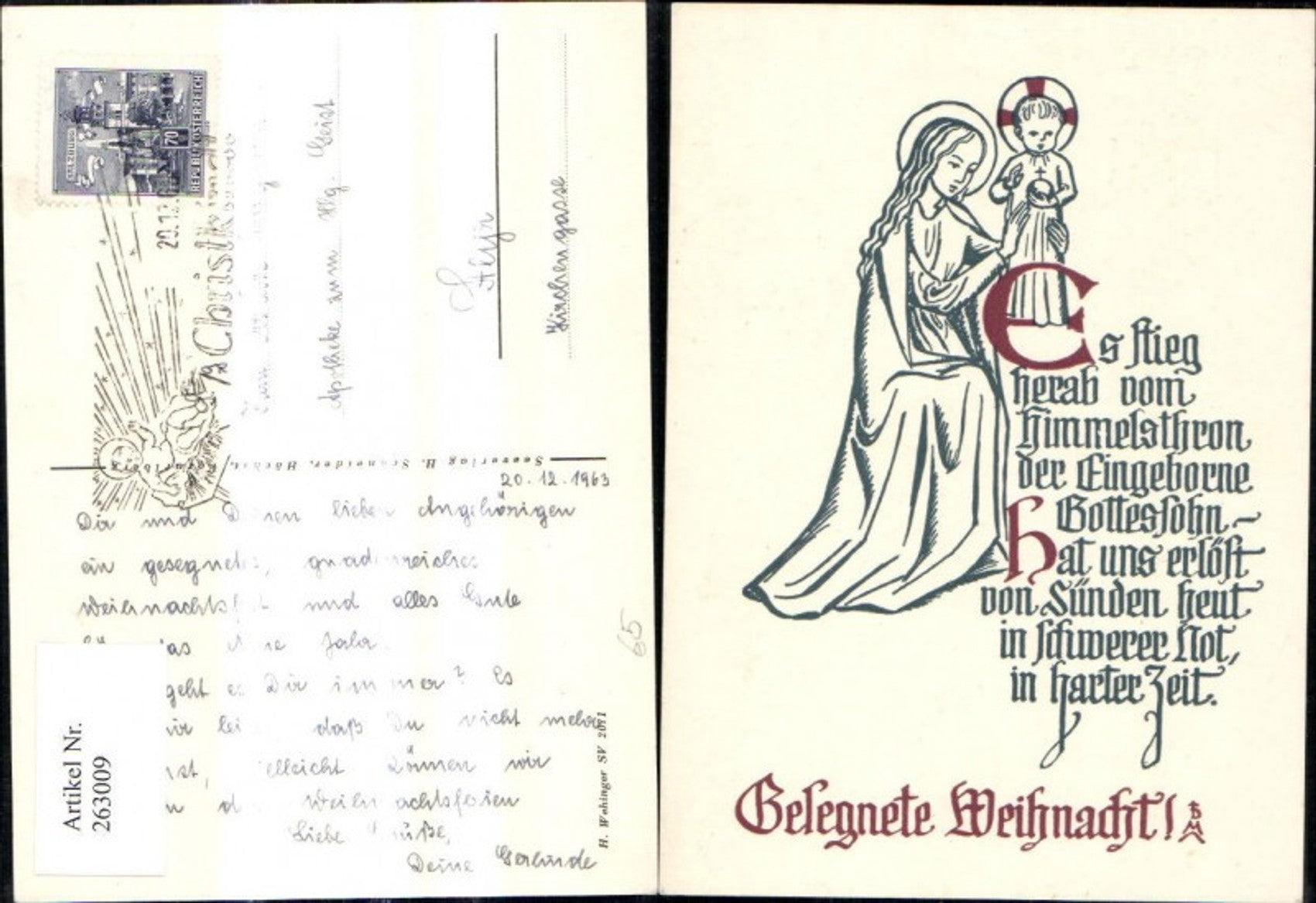 Alte Ansichtskarte – Old Postcard