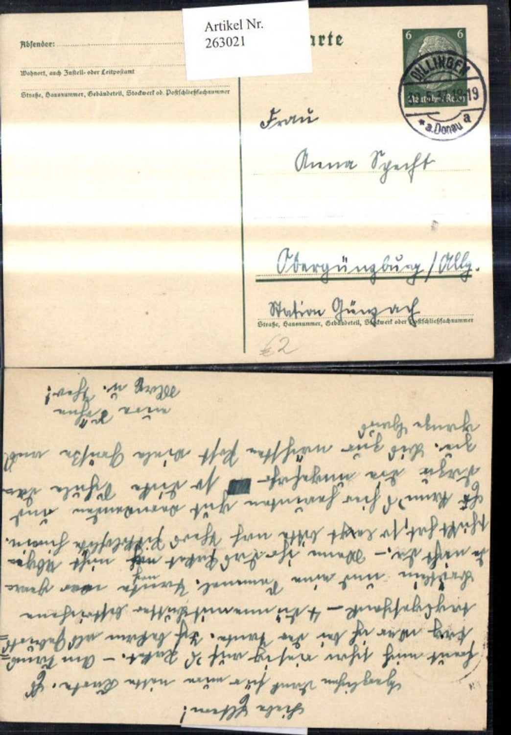 Alte Ansichtskarte – Old Postcard