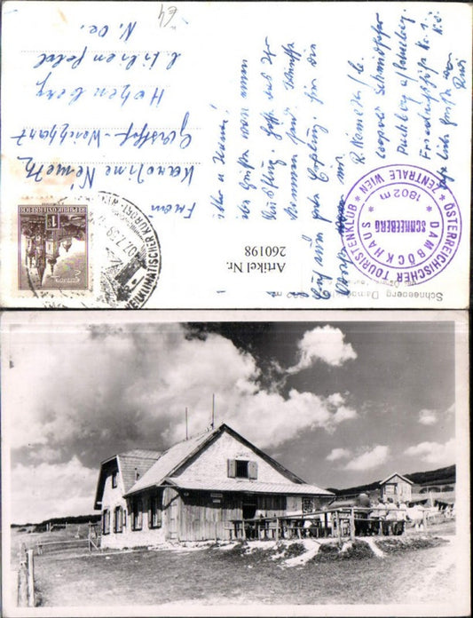 260198,Damböckhaus am Schneeberg b. Puchberg