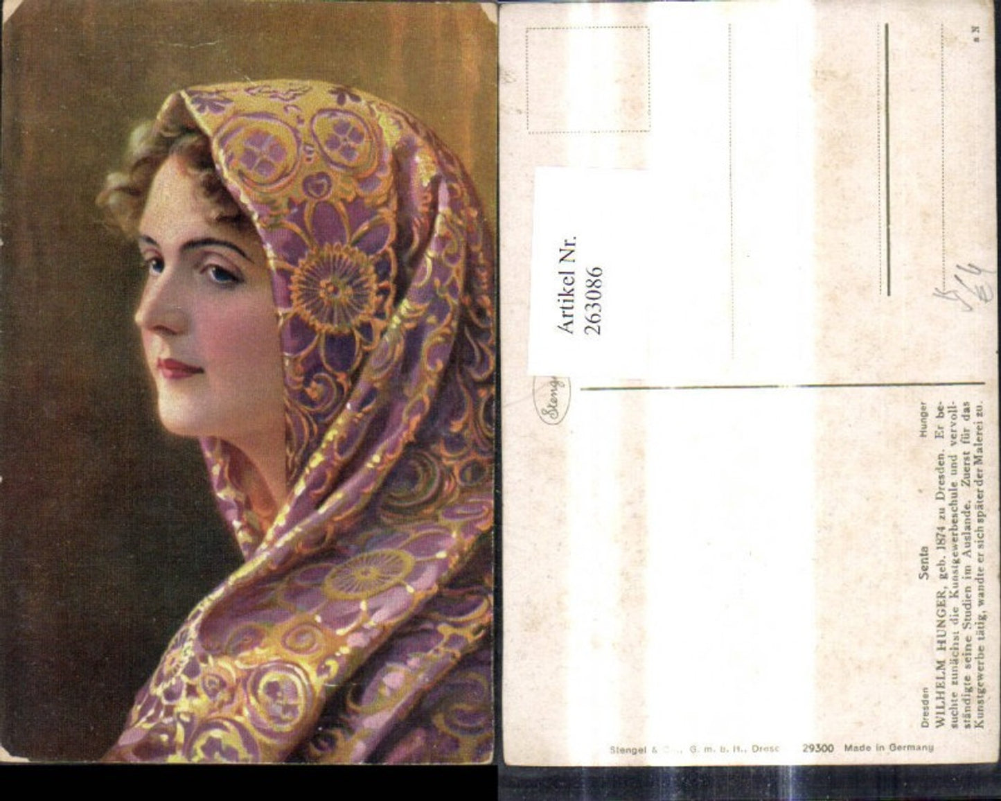263086,Stengel Co 29300 Wilhelm Hunger Senta Frau Portrait