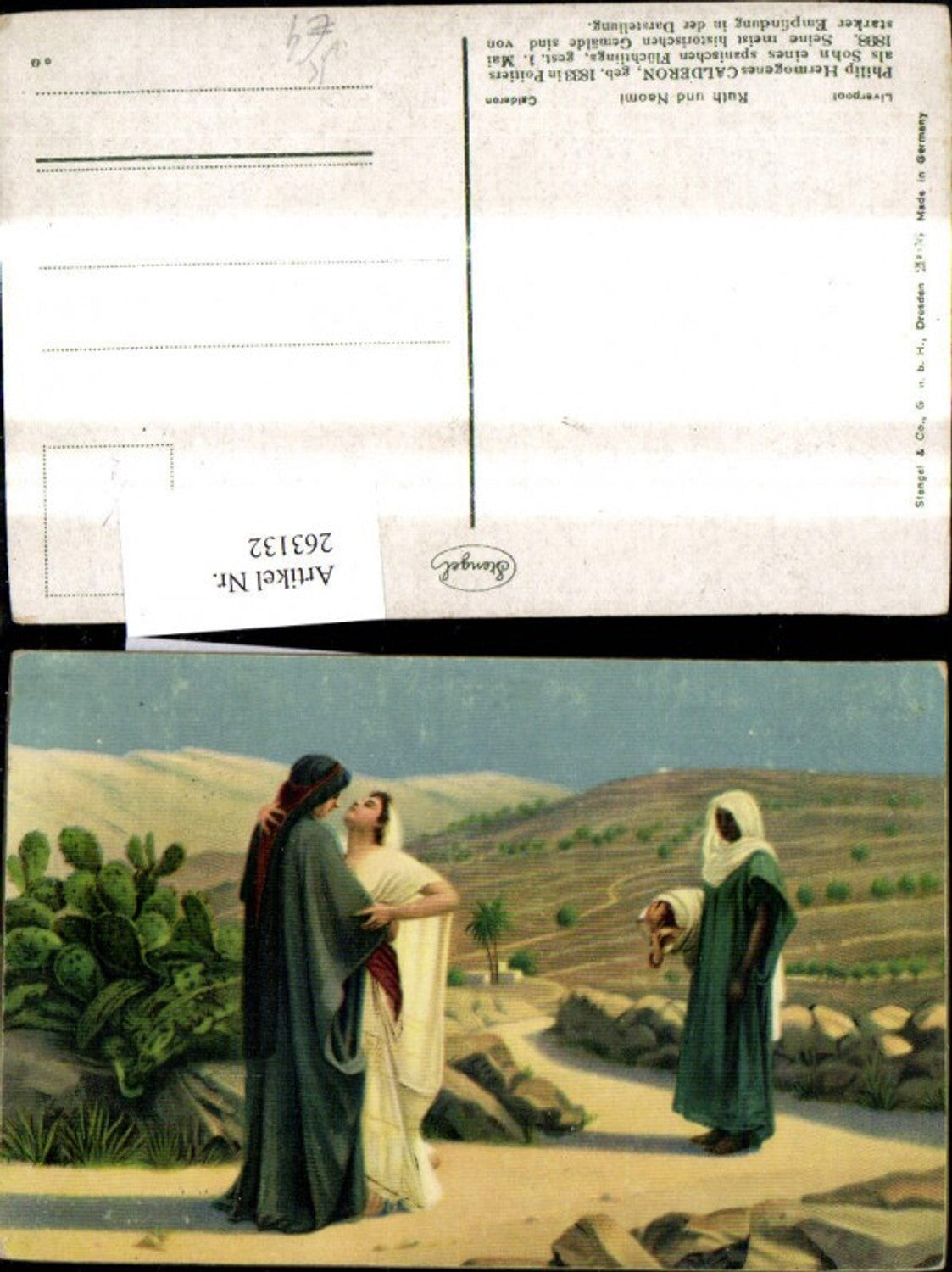 263132,Stengel Co 29076 Philip Hermogenes Calderon Ruth u. Naomi Paar Umarmung