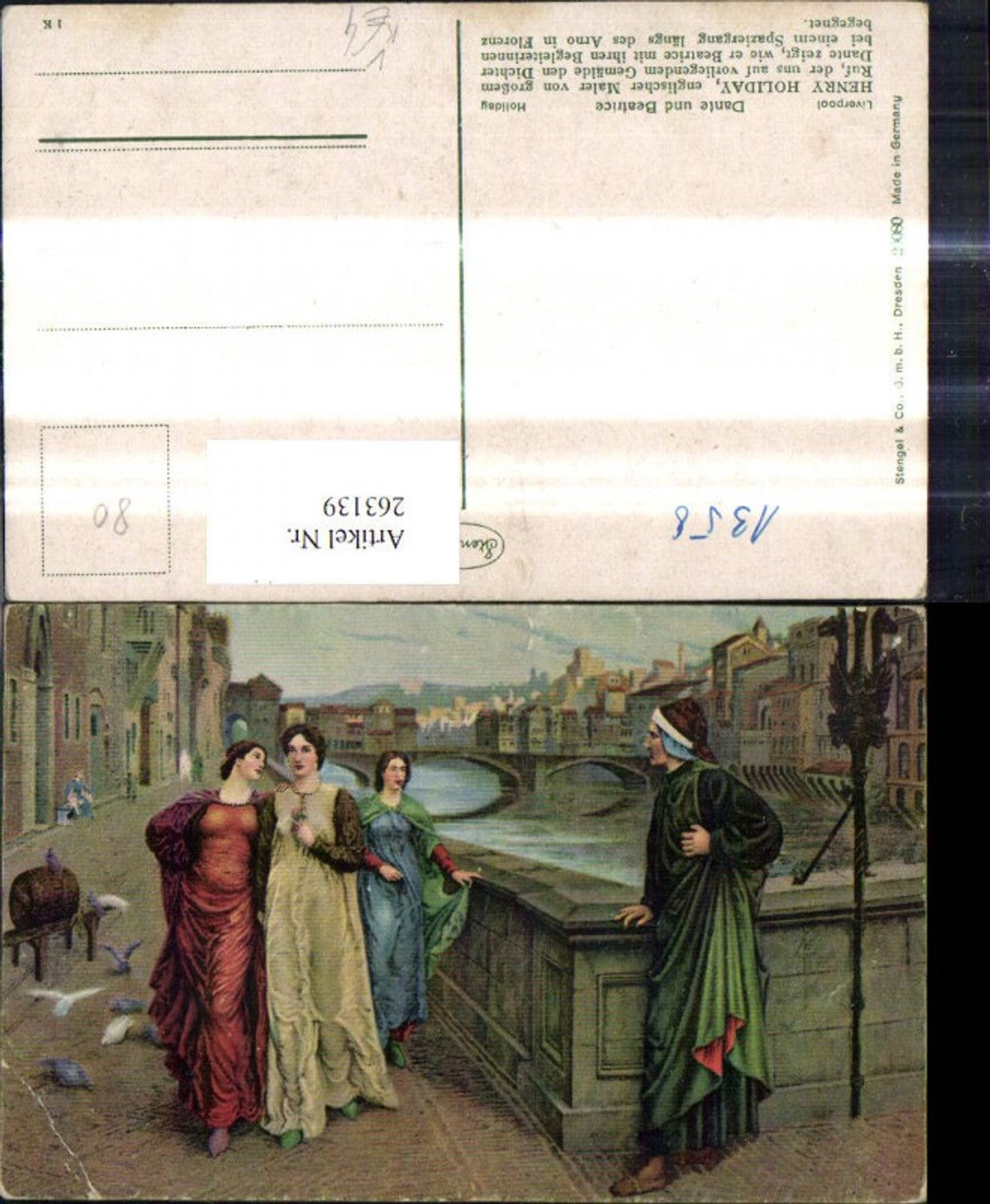 263139, Stengel Co 29080 Henry Holiday Dante and Beatrice Women Street City